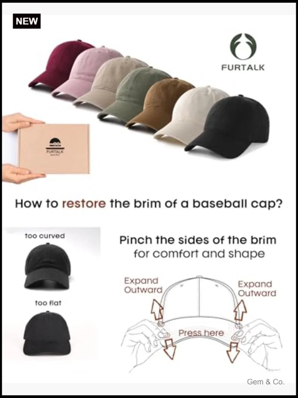Unisex Washed Cotton Adjustable Baseball Cap Dad Hat